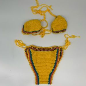 Zadragil Women Bathing Suit Handmade 2 pieces Sz S